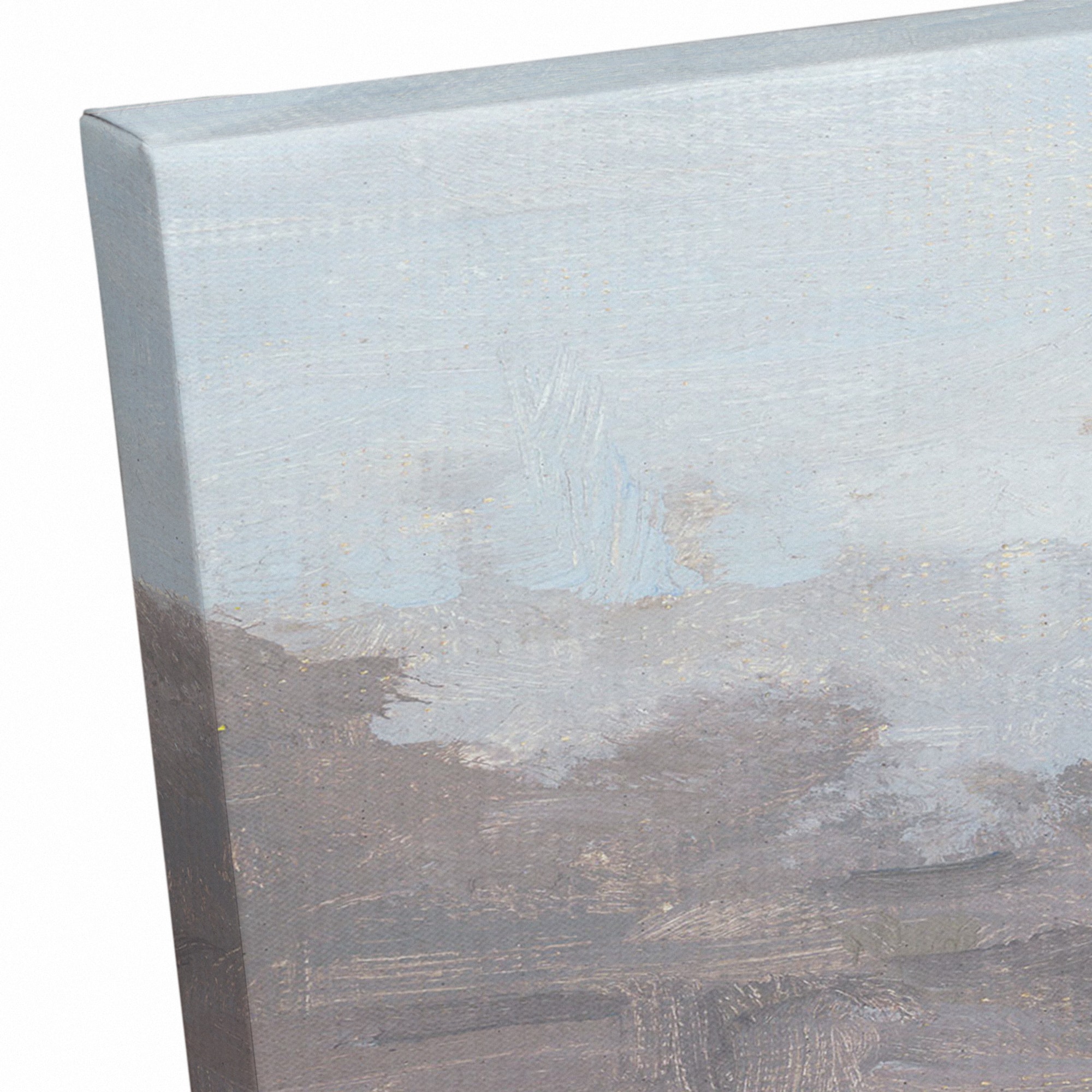 Misty Beach Stroll 36" x 12" Canvas Wall Art